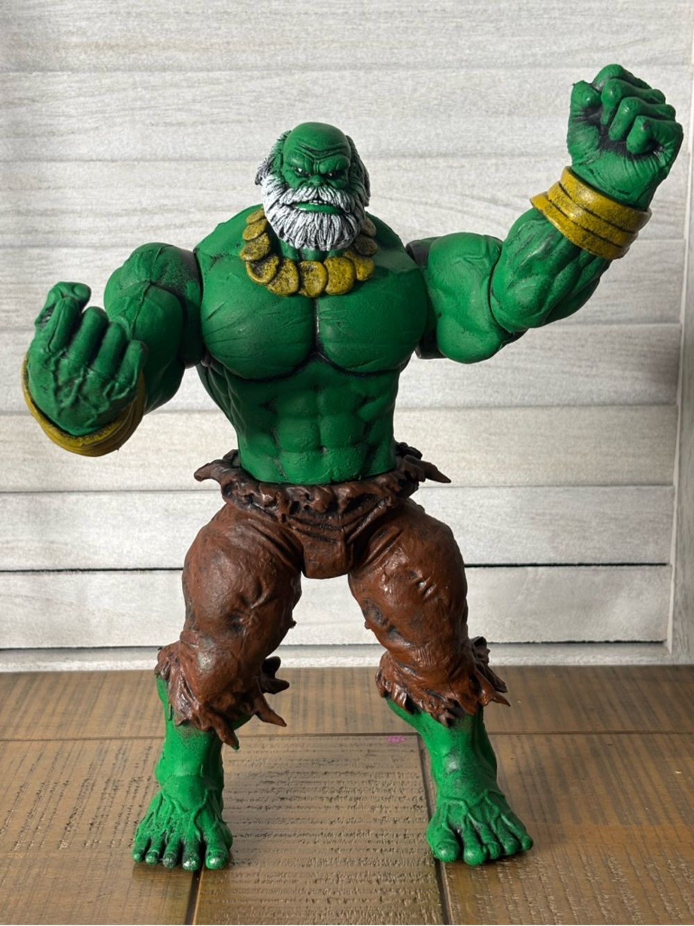 Custom Marvel Legends Maestro Hulk Figure - 9" Hand Painted OOAK